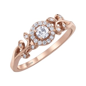 Women diamonds ring 10kt AM481