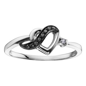 Enhanced Black Diamond Ladies Ring DD2465