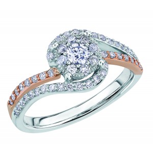 Woman diamond ring