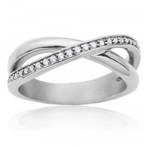 Steel lady's ring Steelx T4XA530180